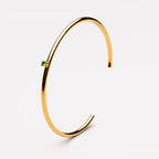 Thin Emerald Cuff 2