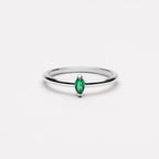 Dainty Emerald Ring 7