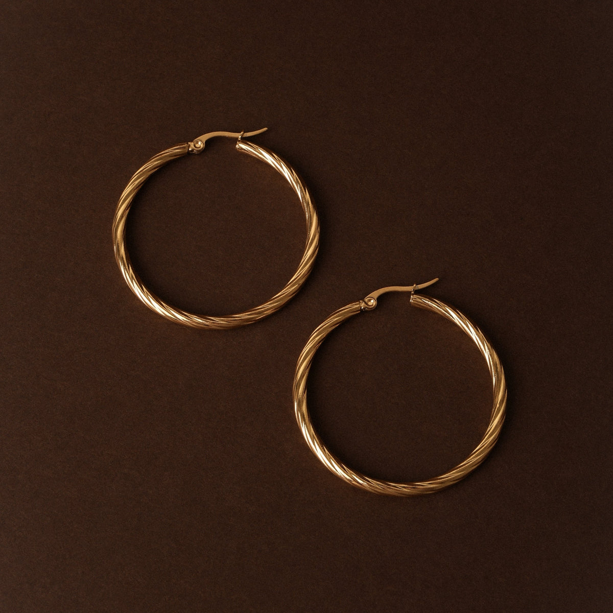 Bold Twisted Hoops 3