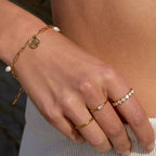 Dainty Crystal Ring 3