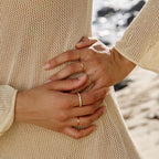 Beaded Sparkly Ring 7