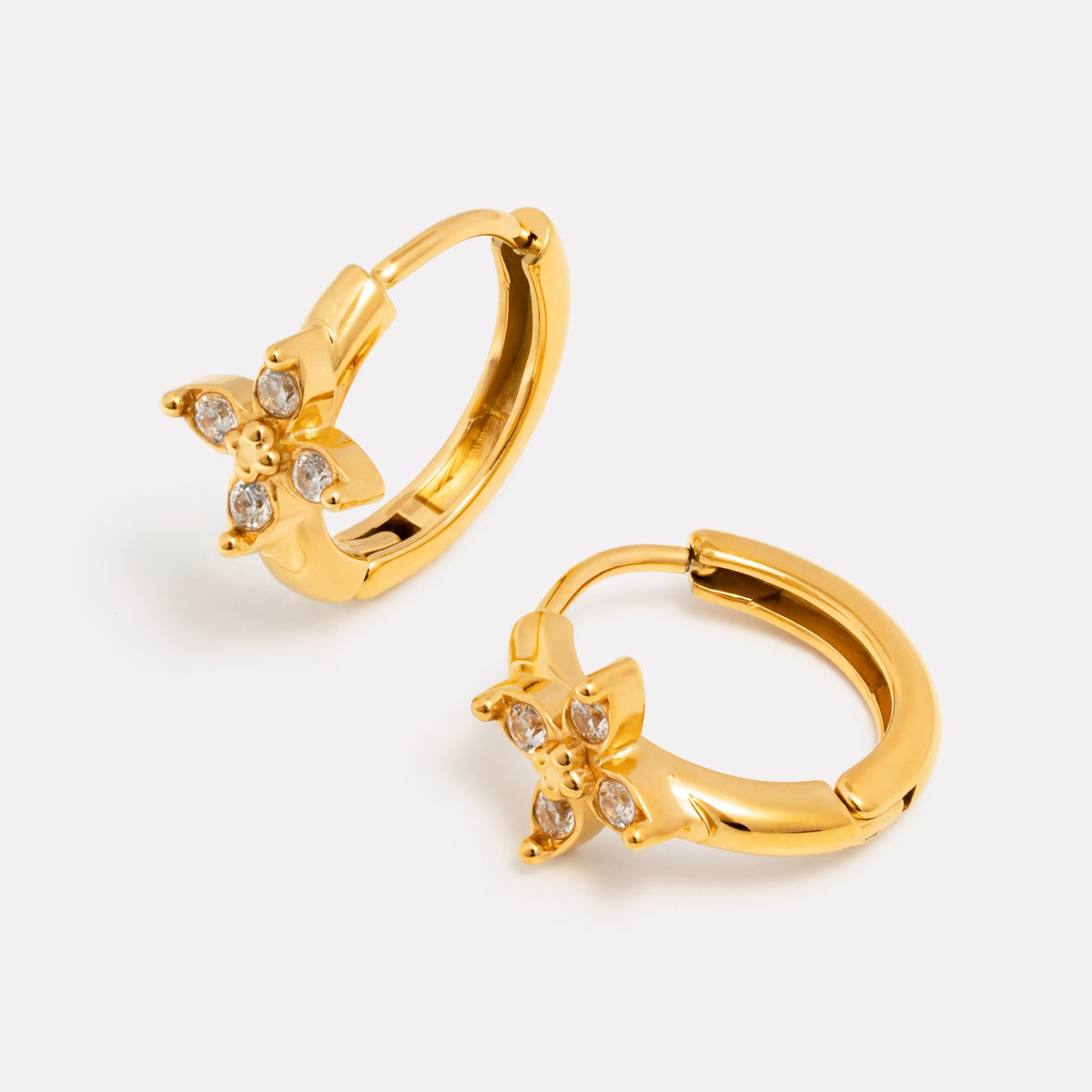 Daisy Hoops Earrings 3