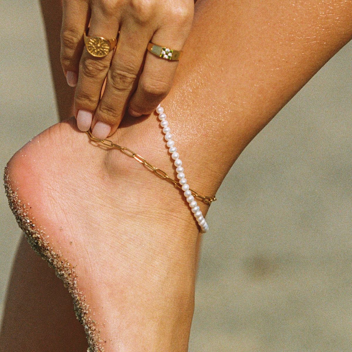 "La Plage" Double Anklet 1