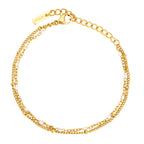 Double White Beaded Bracelet 7