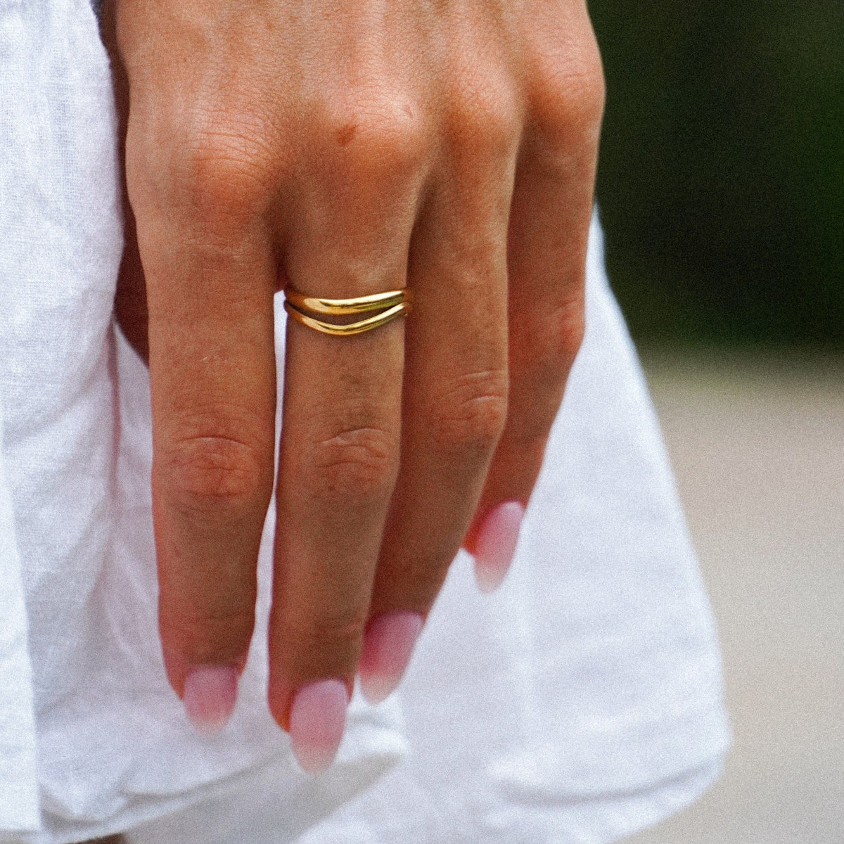 "Breeze" Double Ring 6