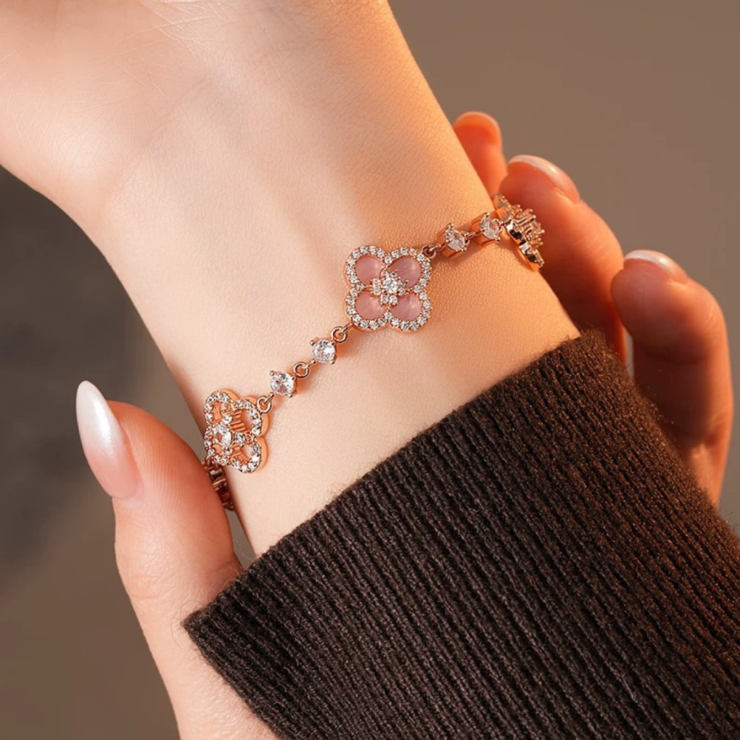 Sakura Clover Bracelet 2