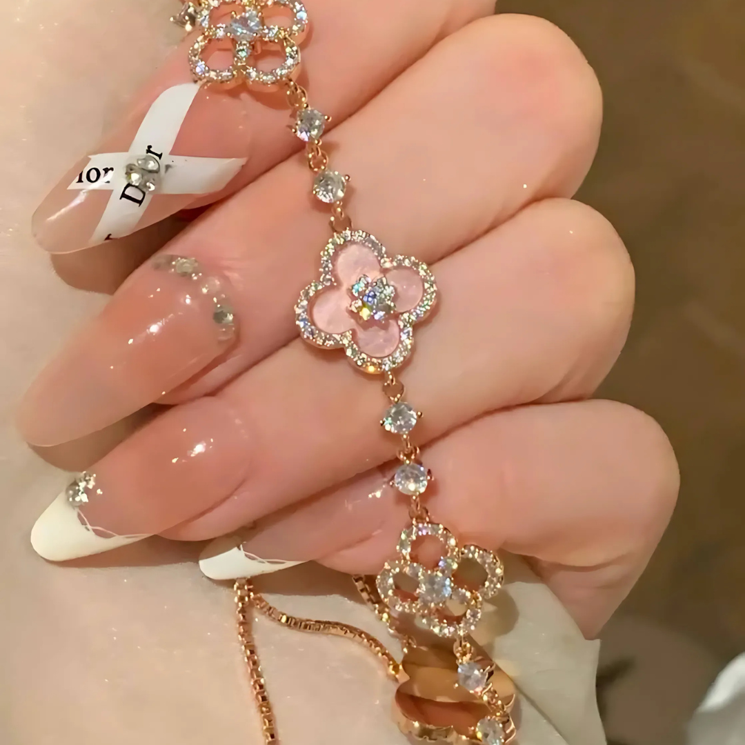 Sakura Clover Bracelet 8