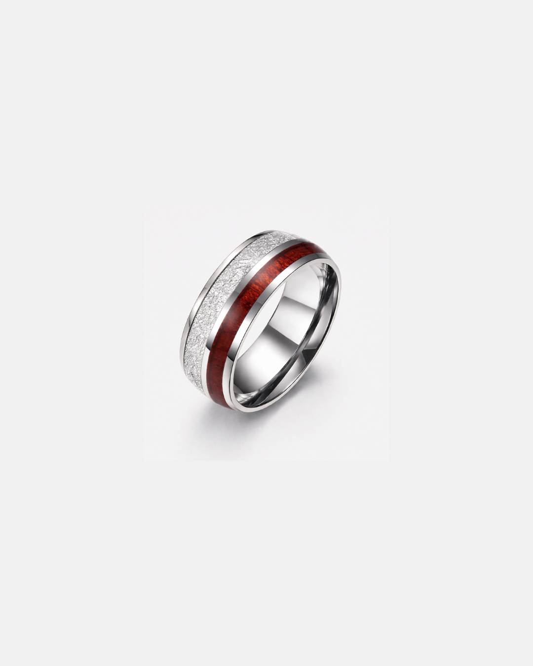 Duo Marée Acacia Ring | Natural Wood Inlay 1
