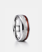 Duo Marée Acacia Ring | Natural Wood Inlay 3
