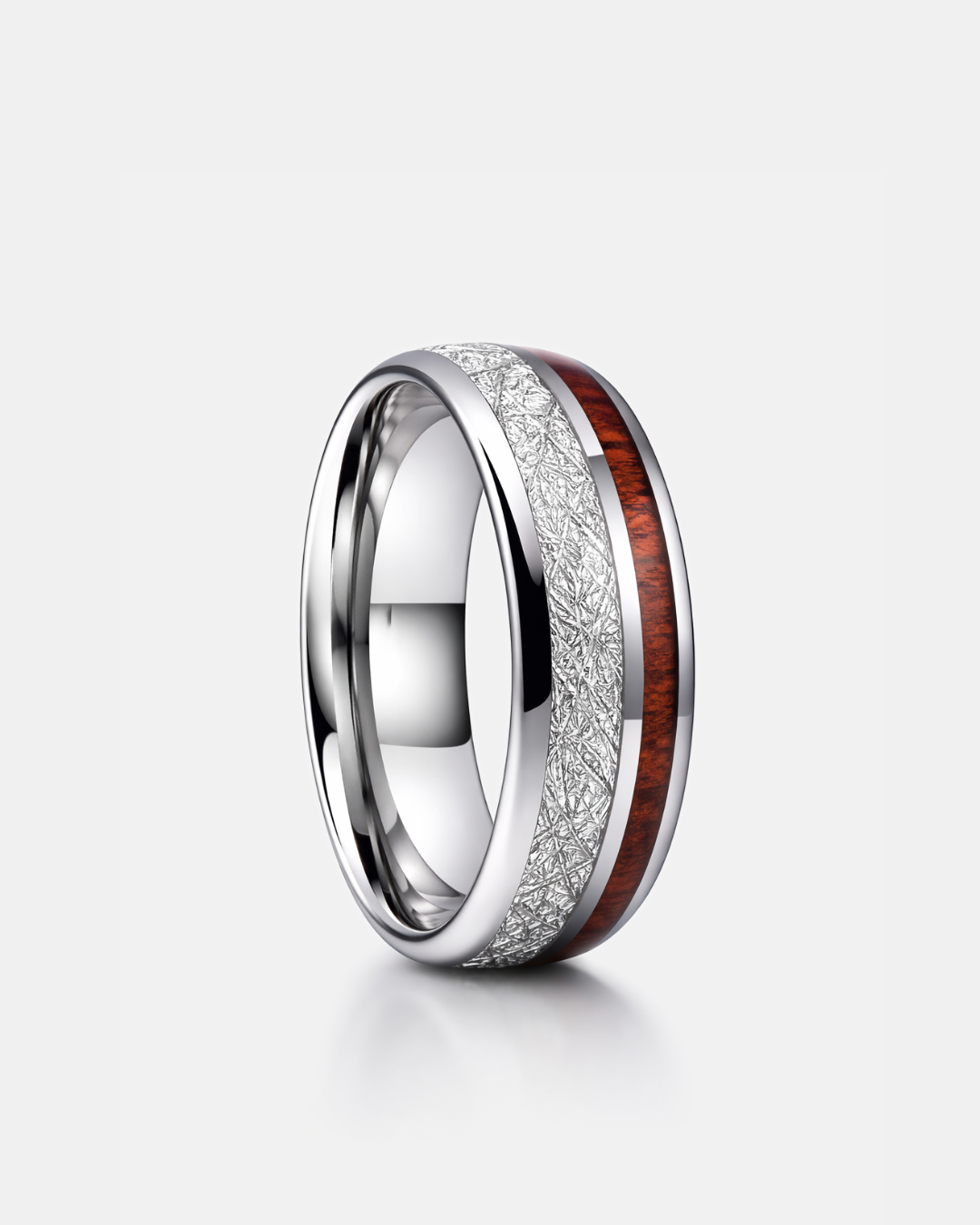 Duo Marée Acacia Ring | Natural Wood Inlay 3