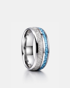 Duo Marée Ring | Blue Carbon 4