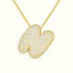 Golden Initial Necklace 20