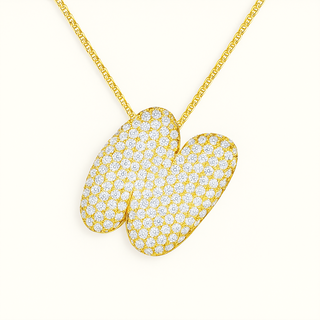 Golden Initial Necklace 20