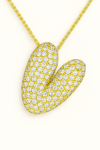 Golden Initial Necklace 28