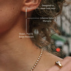 Large Pavé Hoops 8