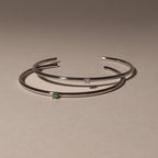 Thin Emerald Cuff 9