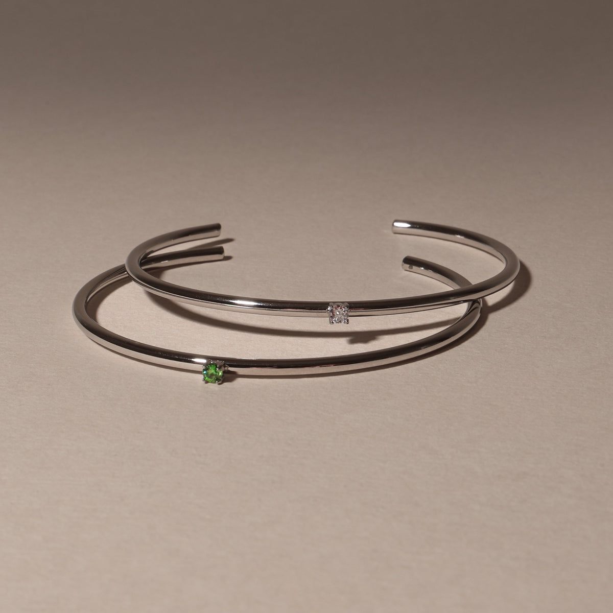 Thin Emerald Cuff 9