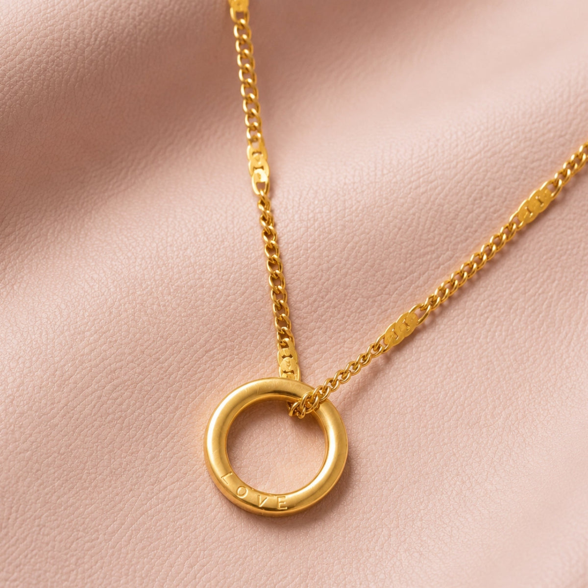 Engravable Ring Necklace 4