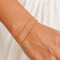 Layered Pebble Bracelet 1