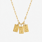 Initial Tag Necklace 1