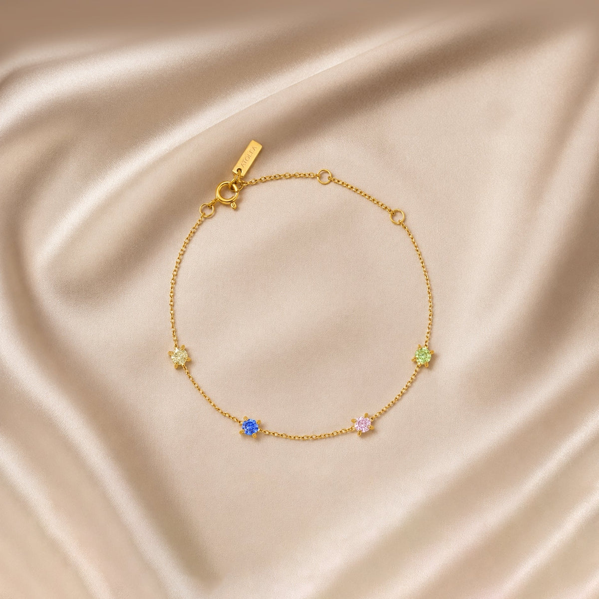 Custom Birthstone Bracelet 13
