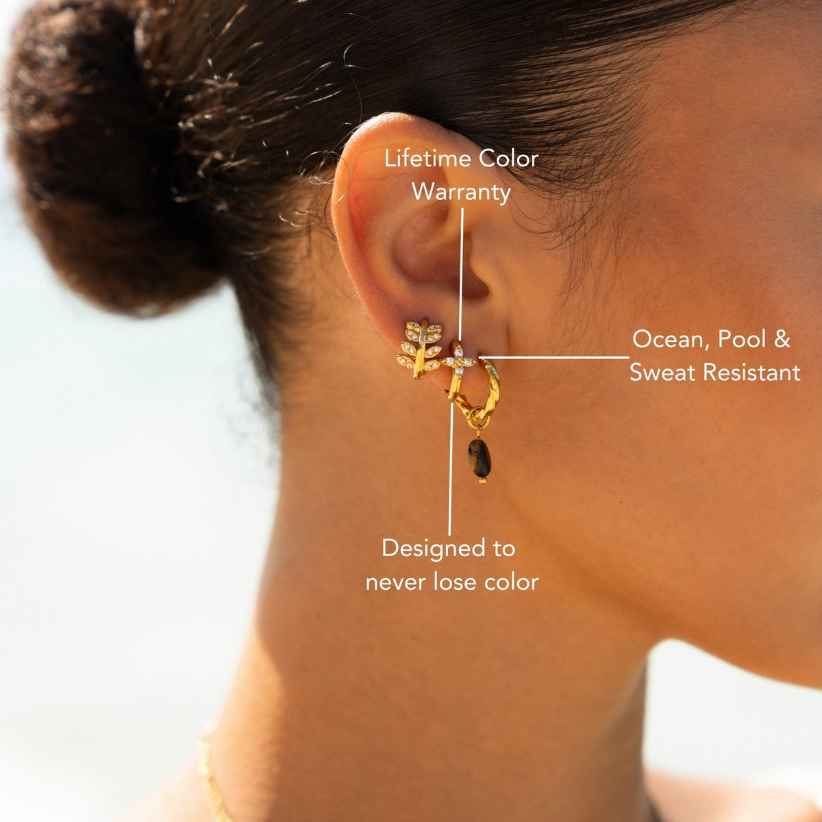 Daisy Hoops Earrings 5