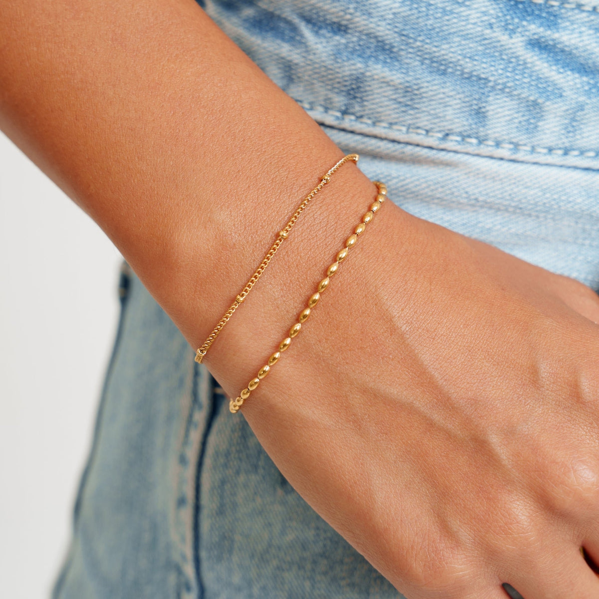 Layered Pebble Bracelet 6