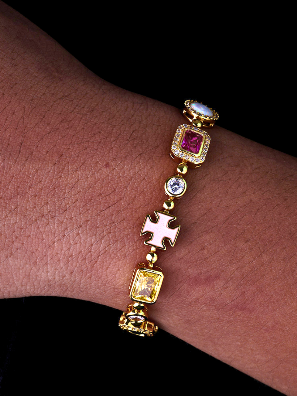 Gemstone Bracelet | Gold 6