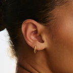 Beaded Hoops Earrings 1