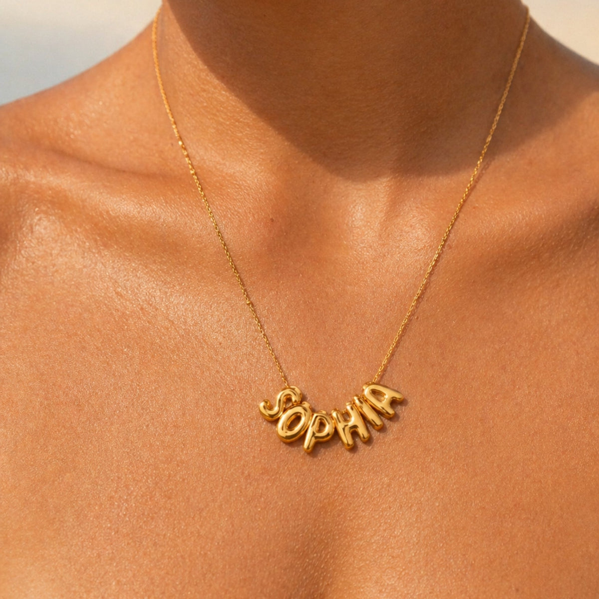 Bubble Name Necklace 5