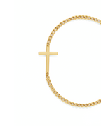 Eterna Cross Bracelet | 14K Gold 4
