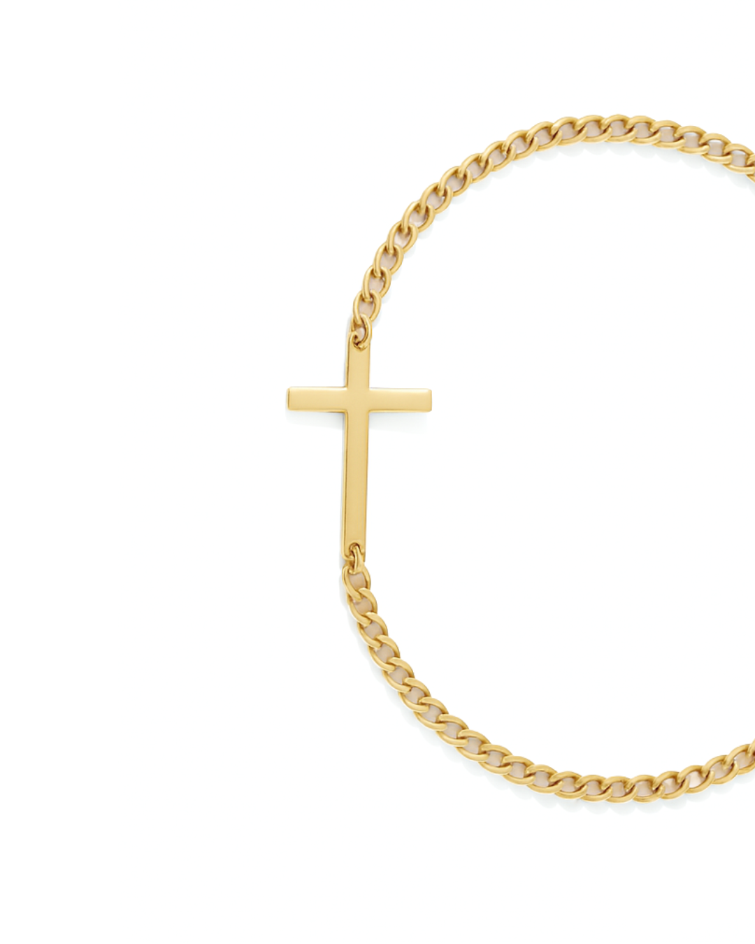 Eterna Cross Bracelet | 14K Gold 4