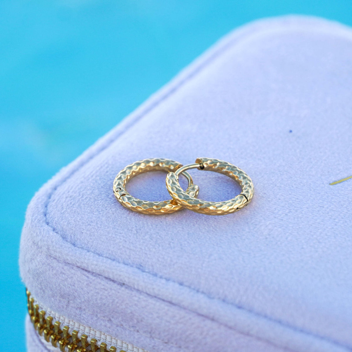 Hammered Hoops Earrings 11