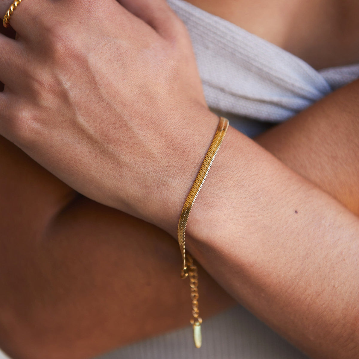 "Kauai" Herringbone Bracelet 14