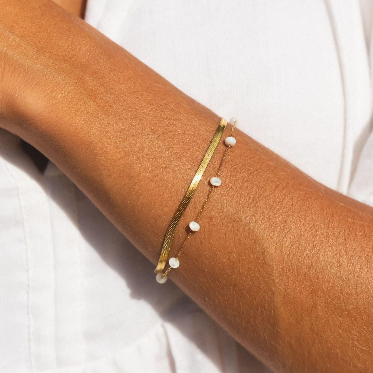 "Santorini" Layered Bracelet 7