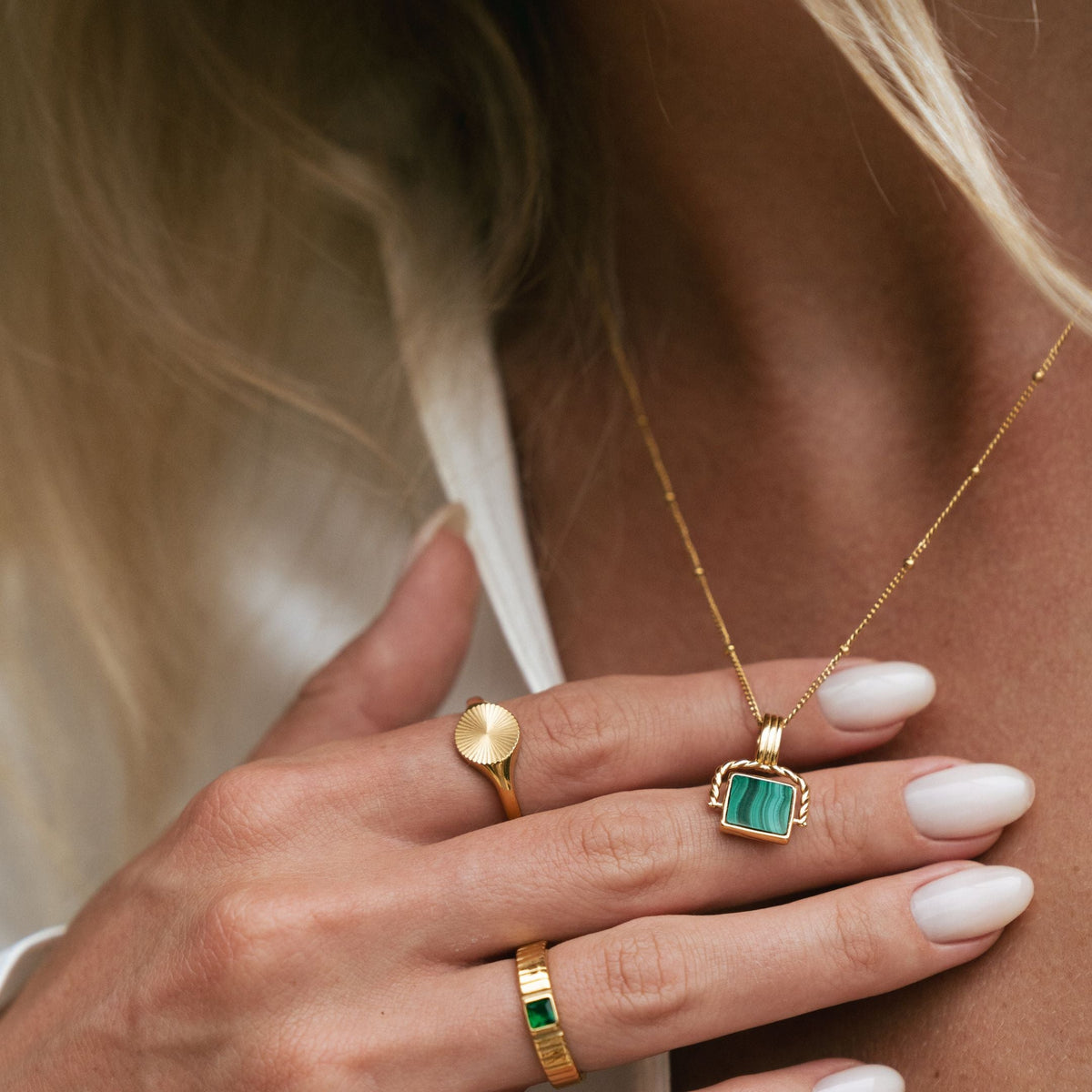 Malachite Pendant 3
