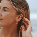 Oval Hoop Earrings 5