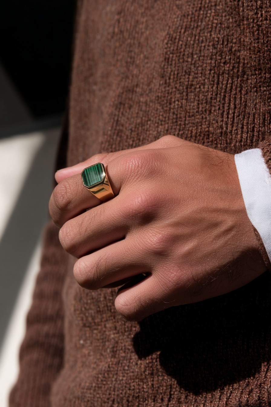Malachio Ring | Gold-plated 4