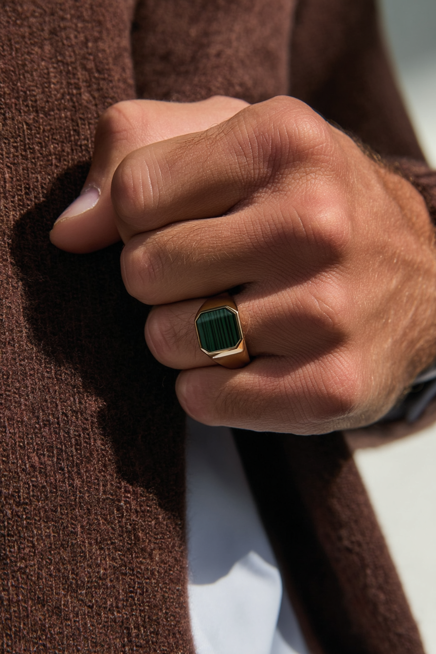 Malachio Ring | Gold-plated 7