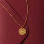 Drawing Disc Necklace 6