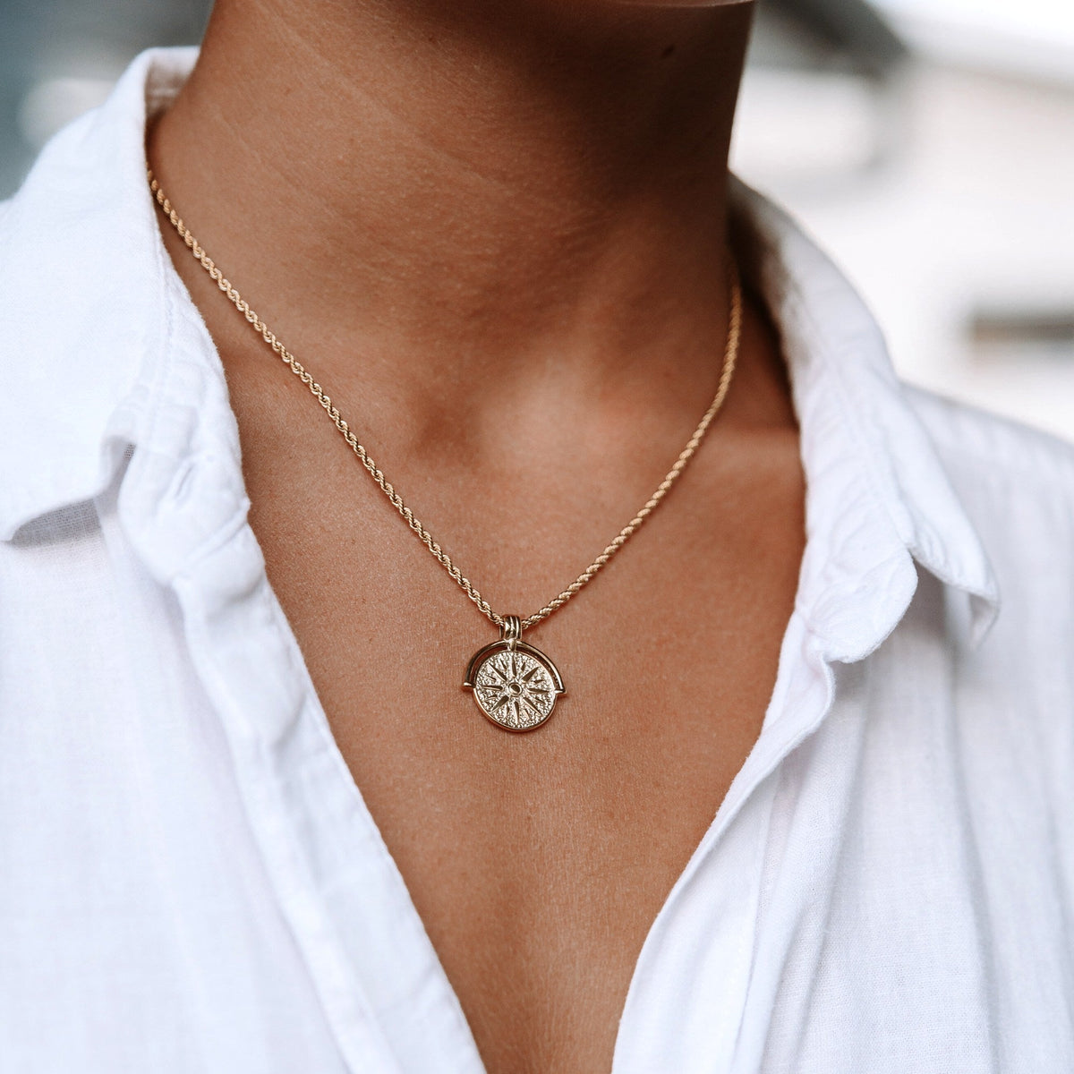 Golden Sun Necklace 1