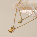 Opal Turtle Necklace 3
