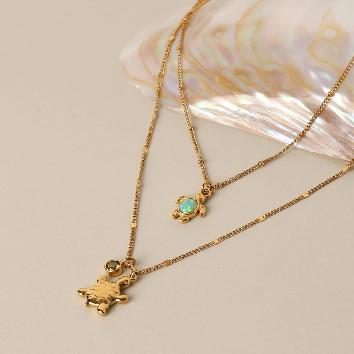 Opal Turtle Necklace 3