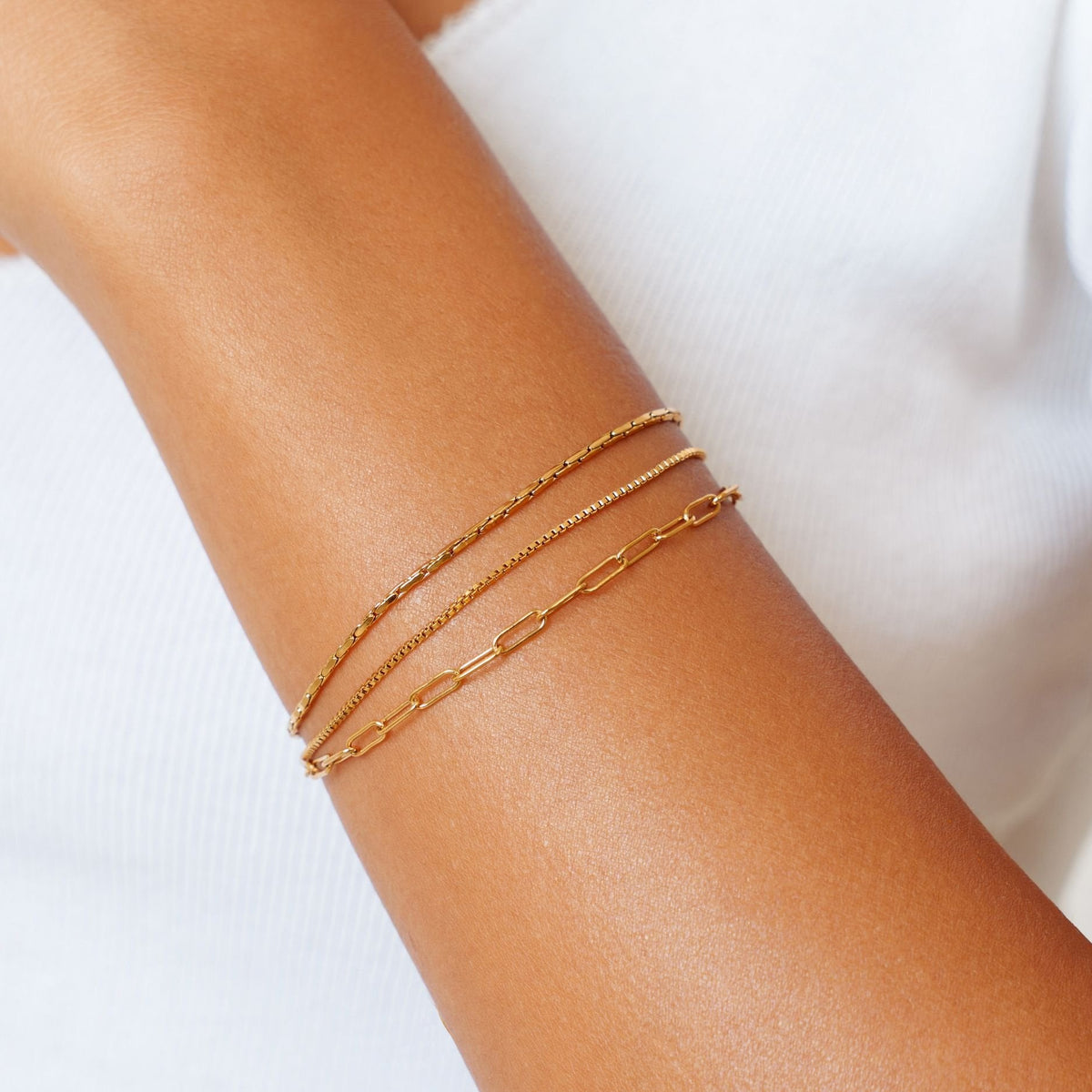 Golden Layered Bracelet 1