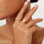 Opal Band Ring 2