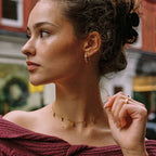 Large Pavé Hoops 6