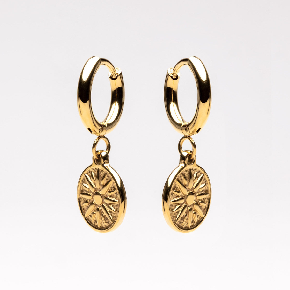 Golden Sun Earrings 2