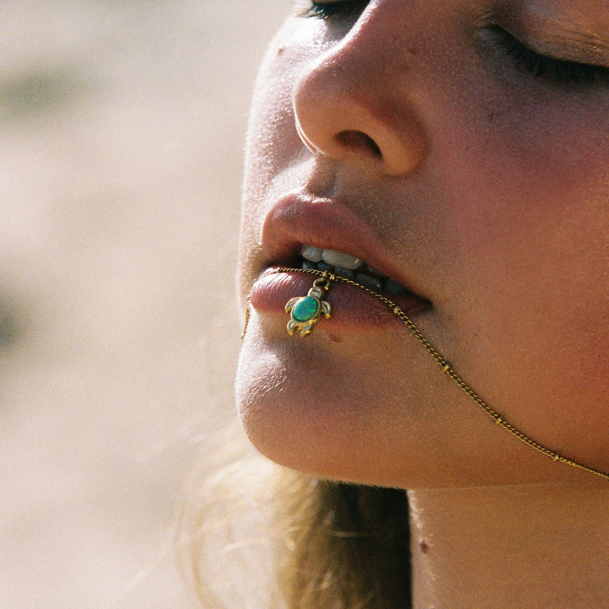 Opal Turtle Necklace 2