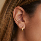 Hammered Hoops Earrings 4