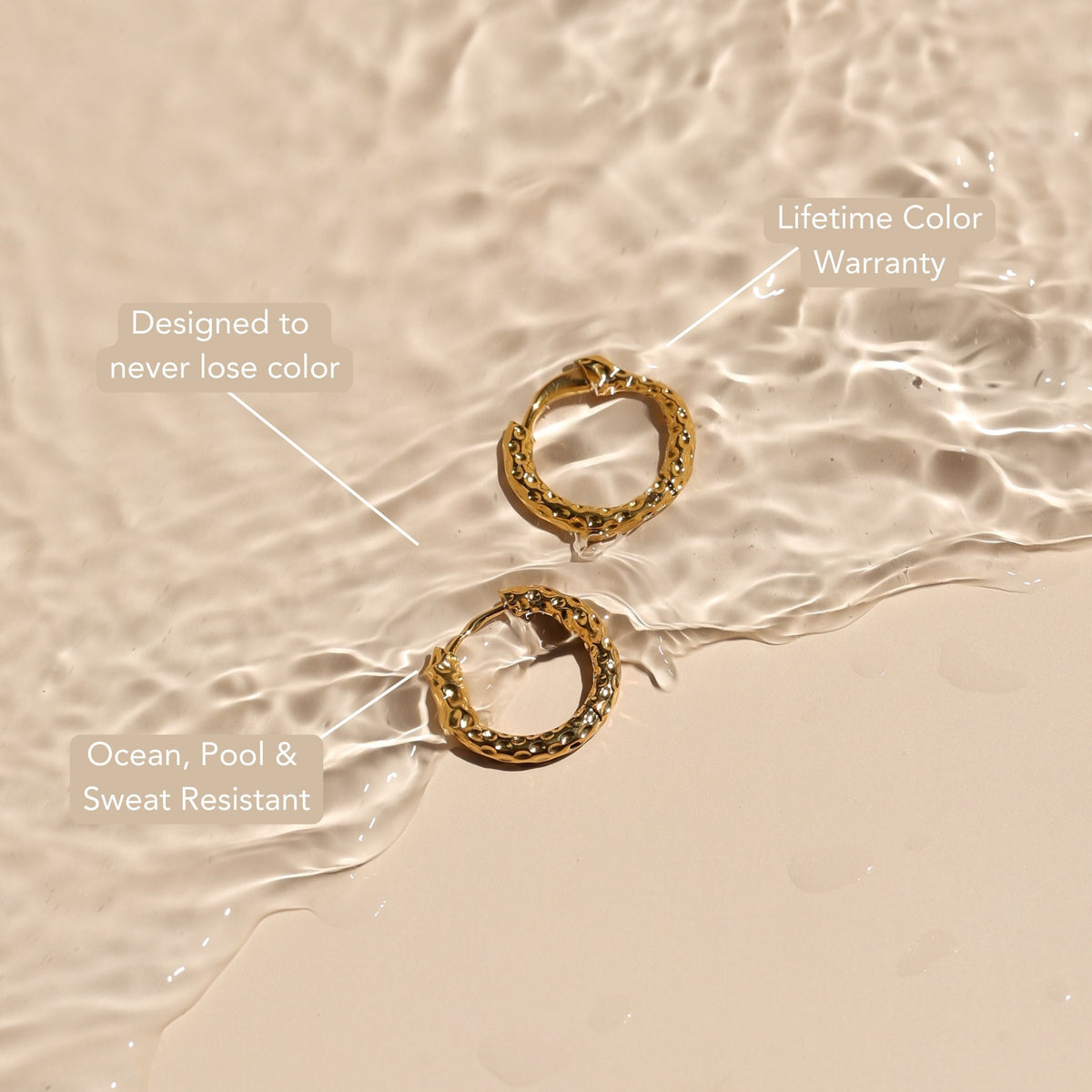 Hammered Hoops Earrings 17